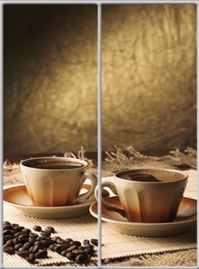 

Шкаф купе Luxe Studio Стандарт-1 Фотопечать HoReCa-3 1500x2300x450 двухдверный