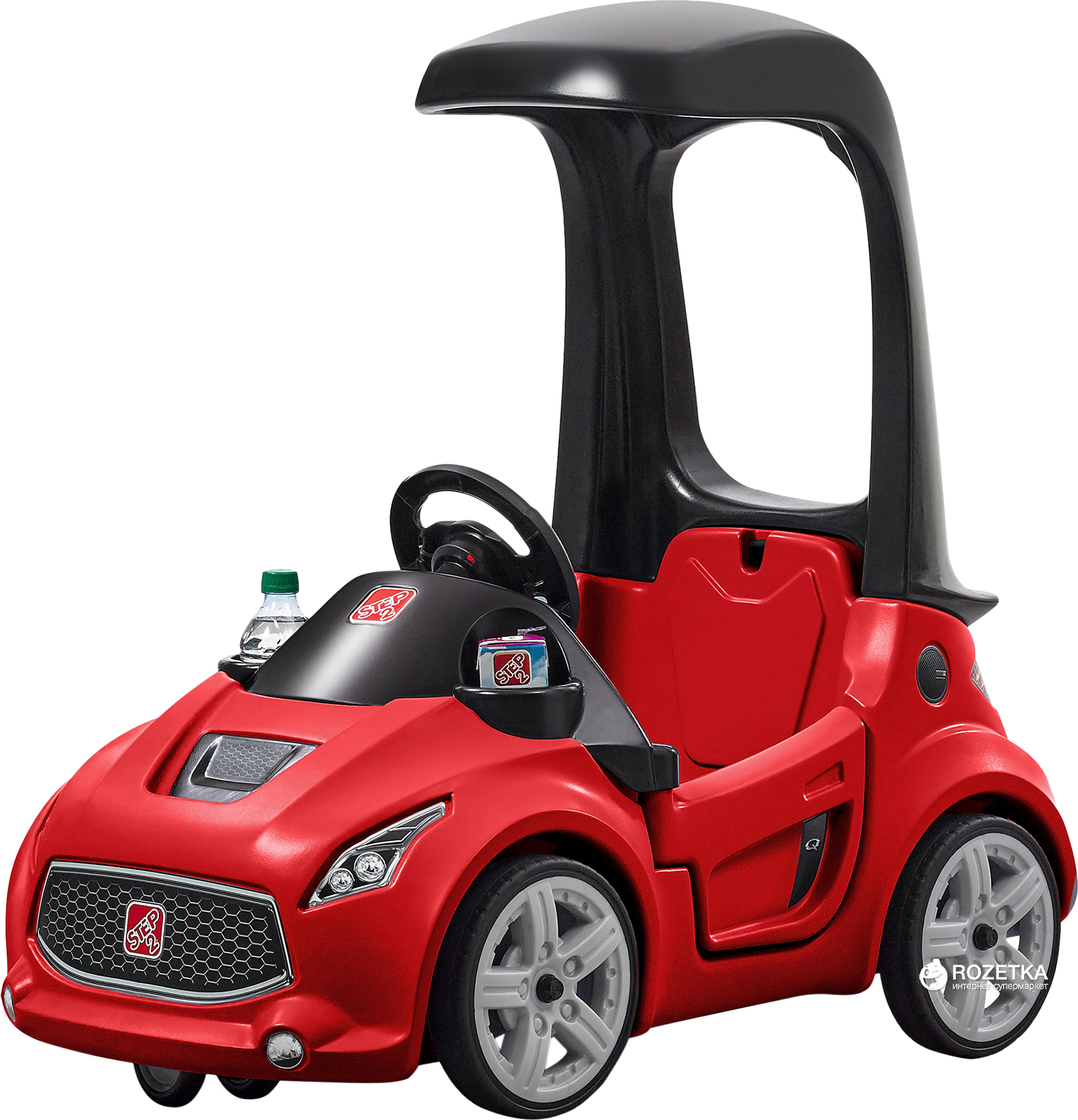 

Машина-каталка Step 2 Turbo Coupe Foot-to-floor Красная (733538779895)