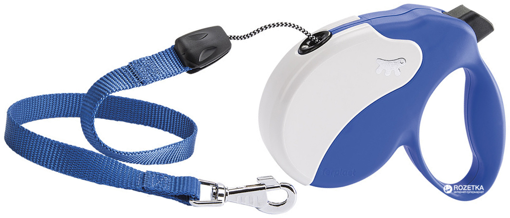 

Поводок-рулетка Ferplast Amigo Cord Large со шнуром 5 м Синий