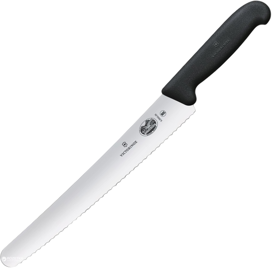 

Профессиональный нож Victorinox Fibrox Pastry для хлеба 260 мм Black (5.2933.26)