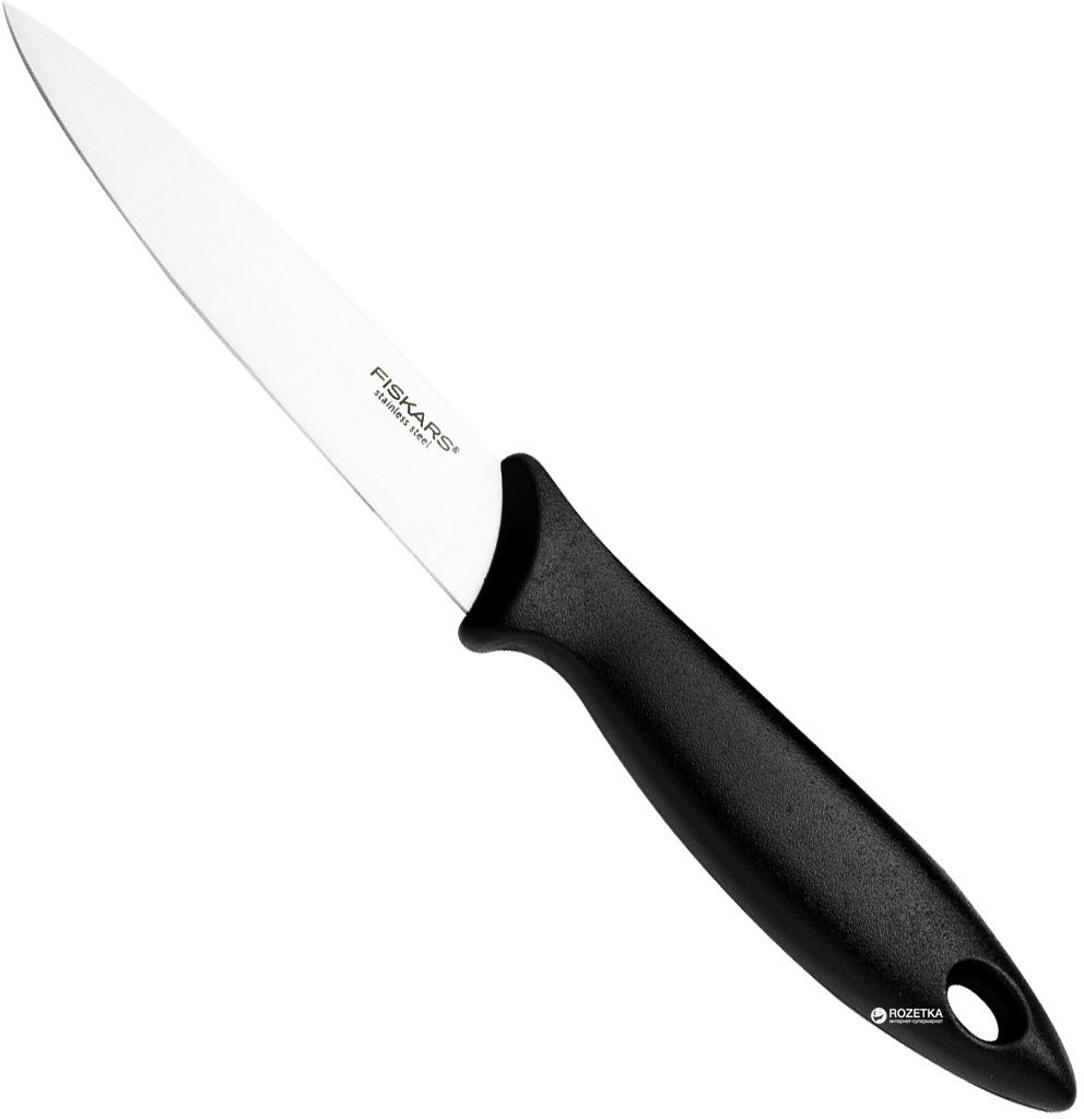 

Кухонный нож Fiskars Essential для корнеплодов 11 см Black