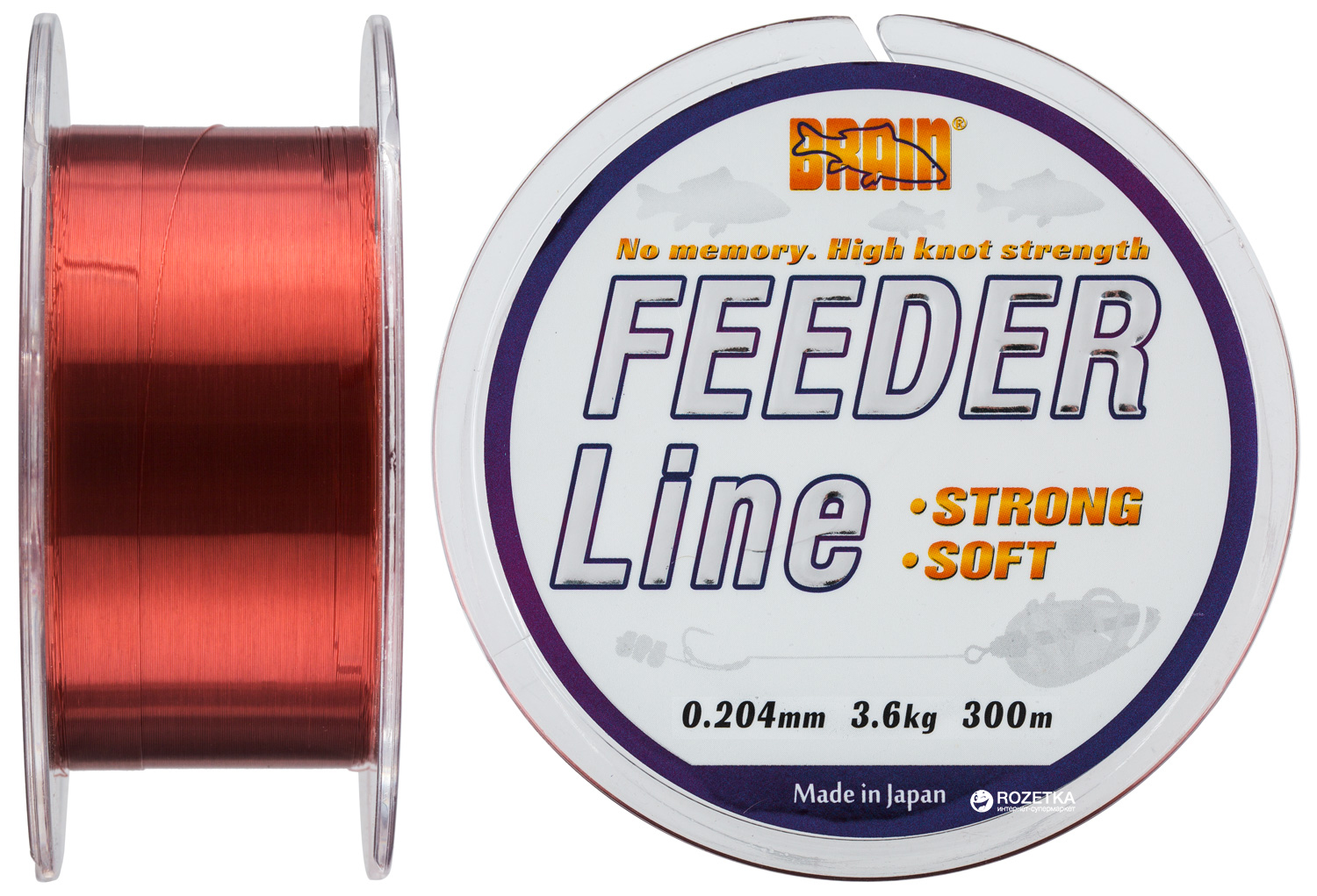 

Леска Brain Feeder 300 м 0.204 мм 3.6 кг (18587002)