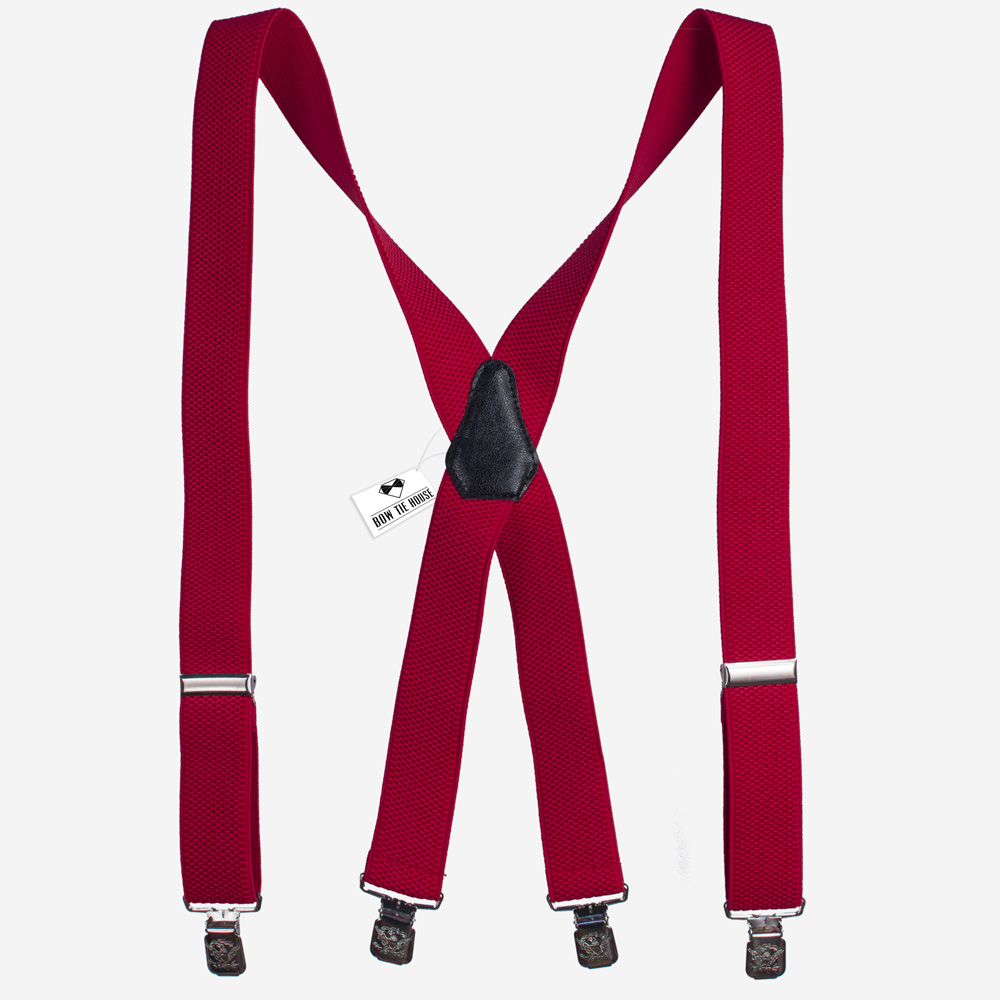 

Подтяжки Bow Tie House™ мужские красные 3.5 см X 07816