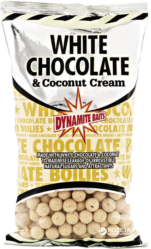 

Бойлы тонущие Dynamite Baits White Chocolate&Coconut Cream 15 мм 1 кг (DY652)