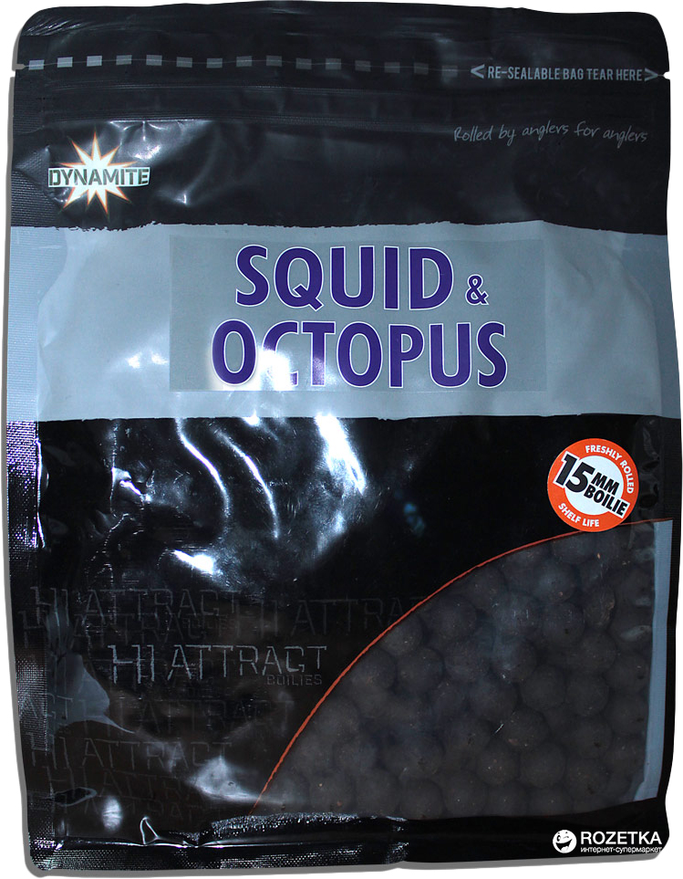 

Бойлы тонущие Dynamite Baits Squid&Octopus 15 мм 1 кг (DY971)