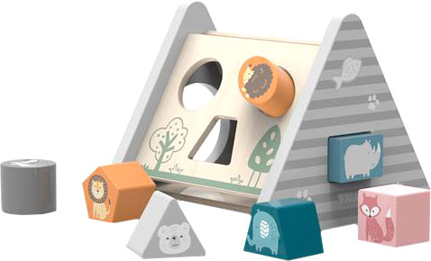 

Деревянный сортер Viga Toys PolarB Развитие 5 в 1 (44007)