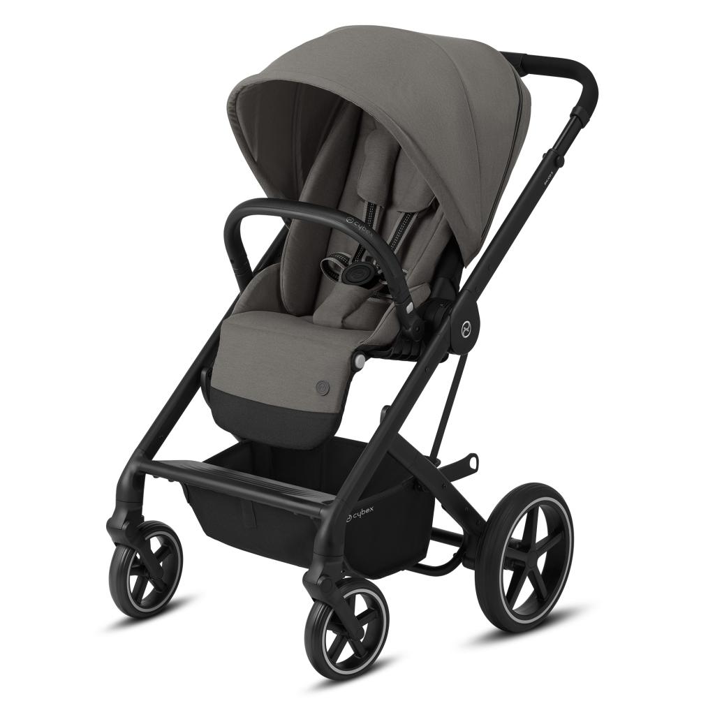 

Коляска Cybex Balios S Lux Soho Grey mid grey (с бампером) (520001187)