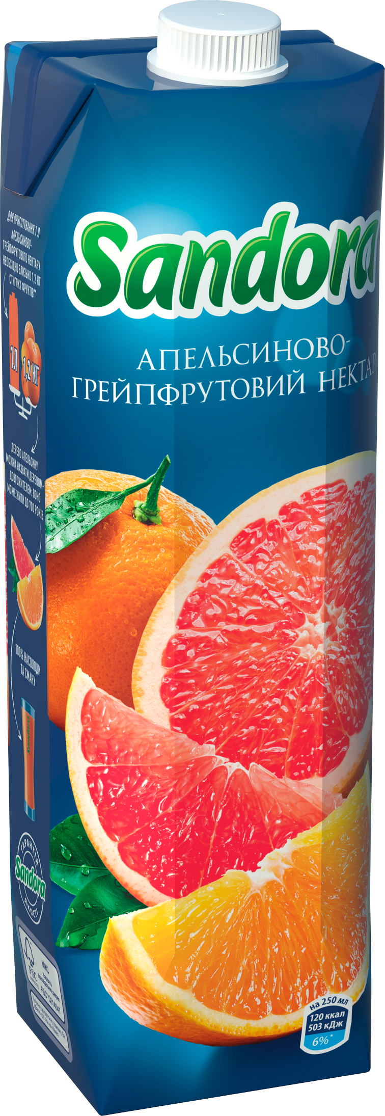 Акция на Упаковка нектара Sandora Апельсиново-грейпфпутовый 0.95 л х 10 шт (4823063112949) от Rozetka UA