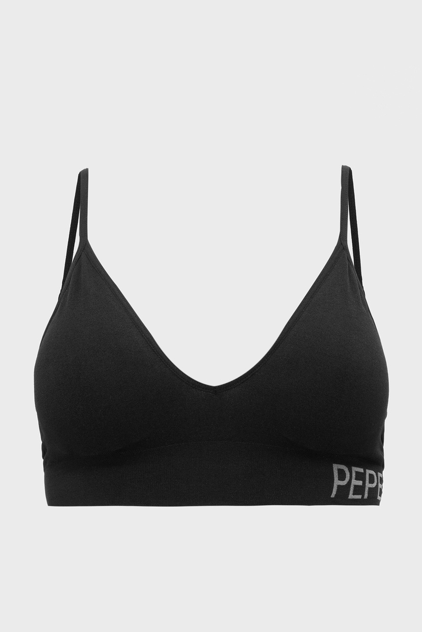 

Женский черный бюстгальтер Pepe Jeans XS PLU10224