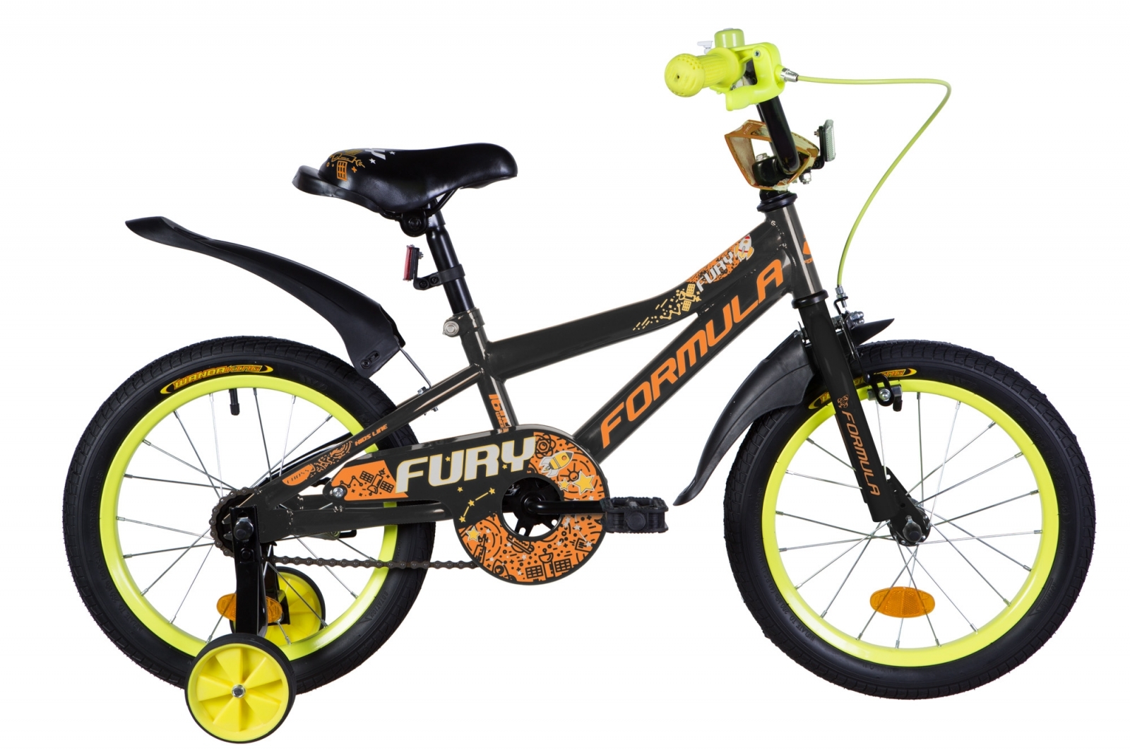 

Велосипед 16" Formula Fury 2020 Черный