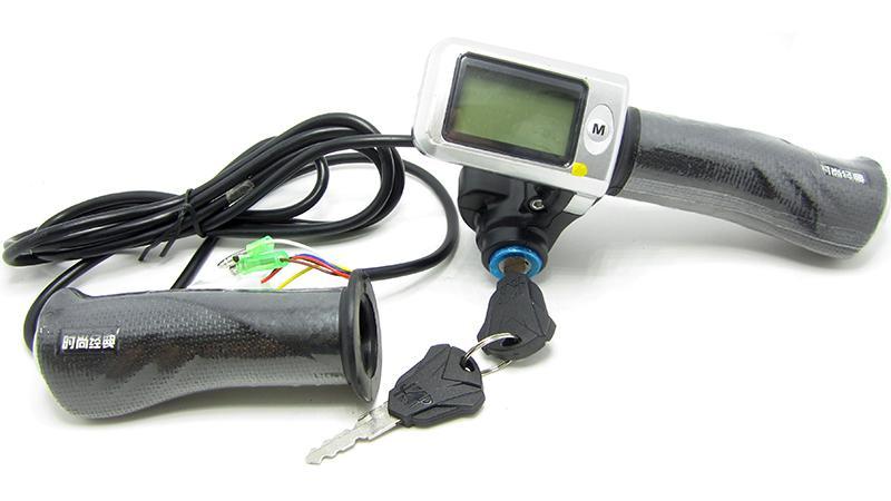 

Комплект ручка газа с LCD дисплеем и замком зажигания 48V (15197)