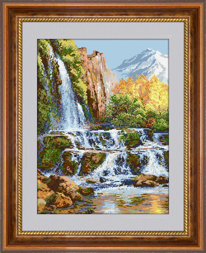 

Набор алмазной живописи Dream Art Пейзаж с водопадом