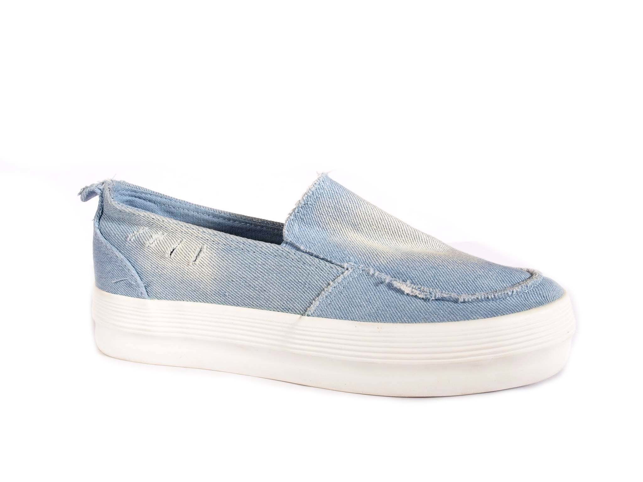 

Слипоны Allshoes W678 38 Джинсовый