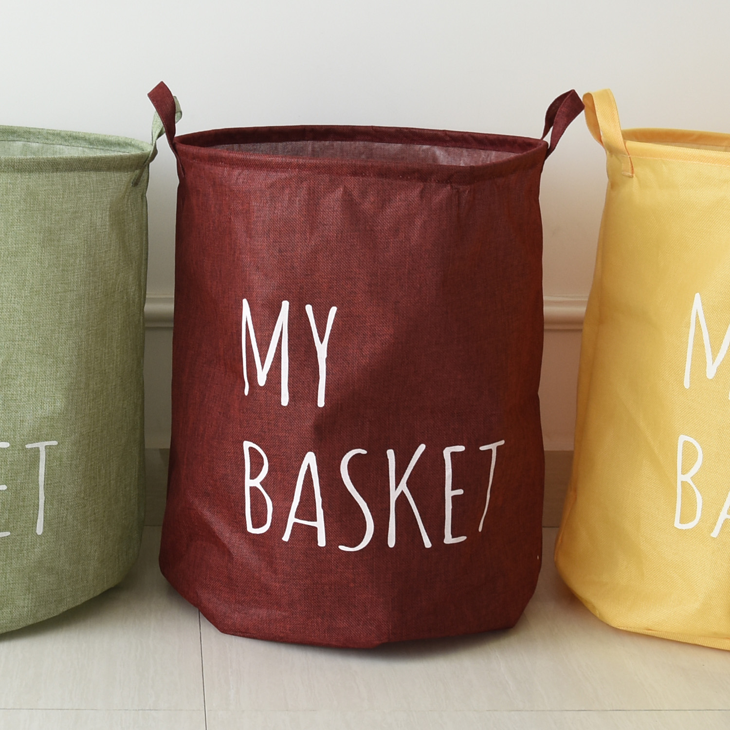 

Корзина для игрушек, белья, хранения My Basket, бордовый Berni Home (43432)