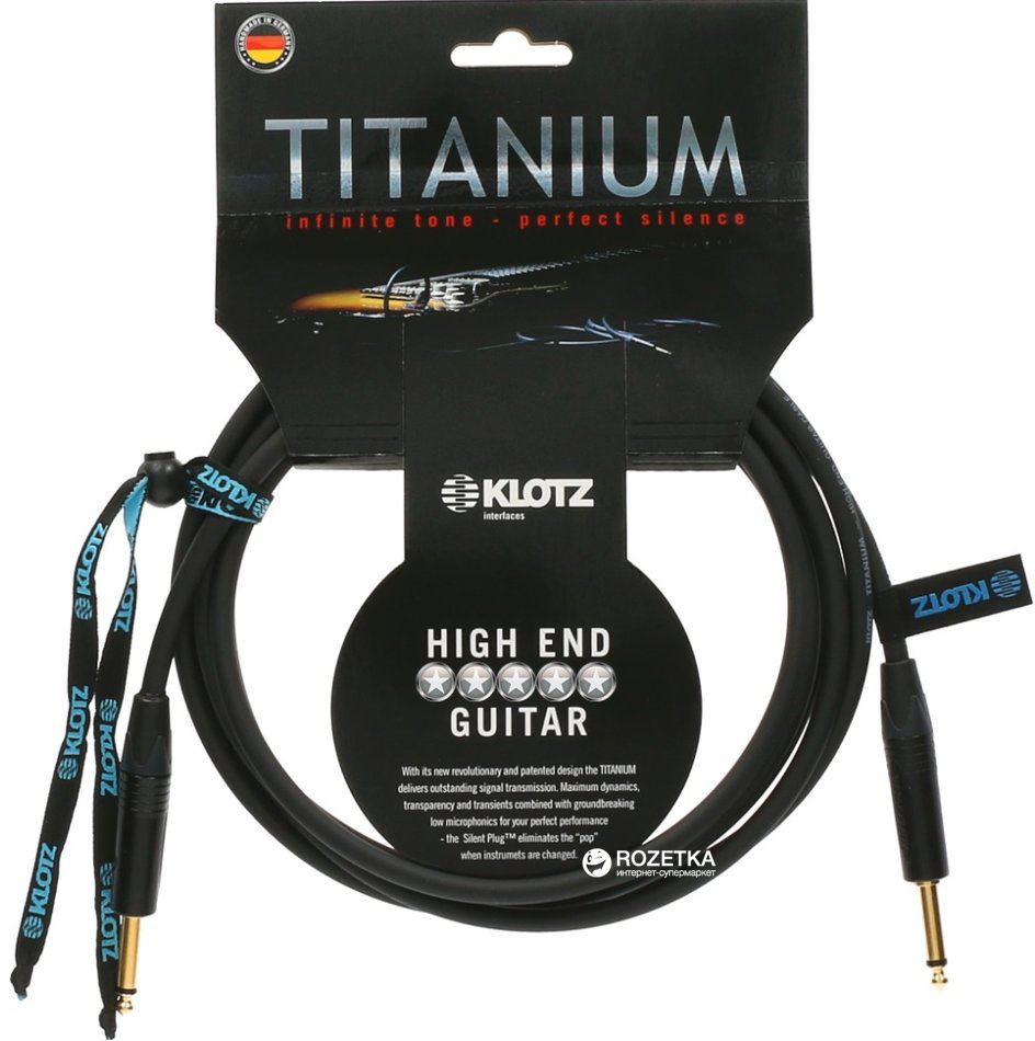 

Инструментальный кабель Klotz TI-0600PP 6 м