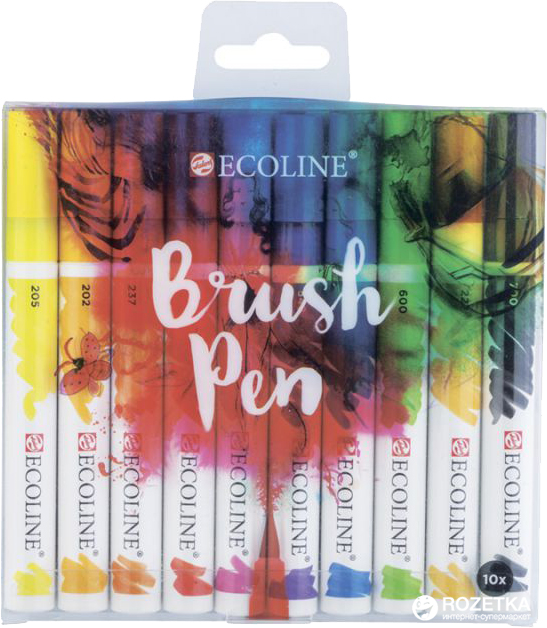 

Набор кистей-ручек Royal Talens Ecoline Brushpen 10 шт (8712079446727)