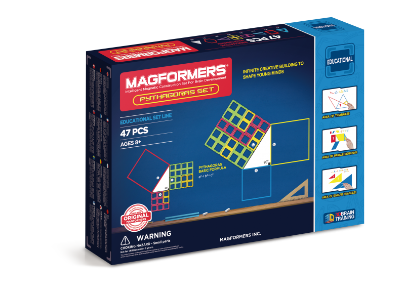 

Магнитный конструктор Magformers Пифагор, 47 эл. (711003)