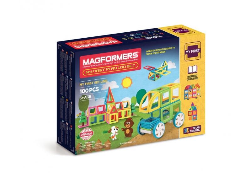 

Магнитный конструктор Magformers Мой первый набор, 100 эл. (702012)