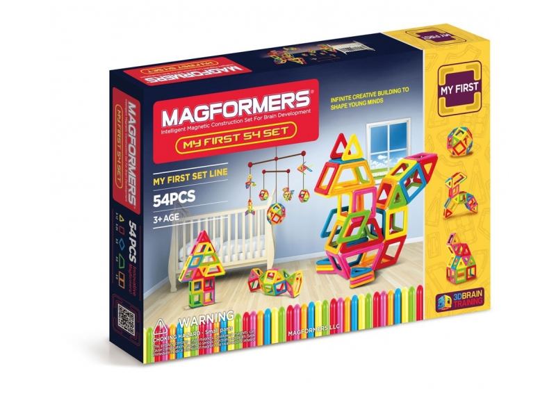 

Магнитный конструктор Magformers Мой первый набор, 54 эл. (702002)