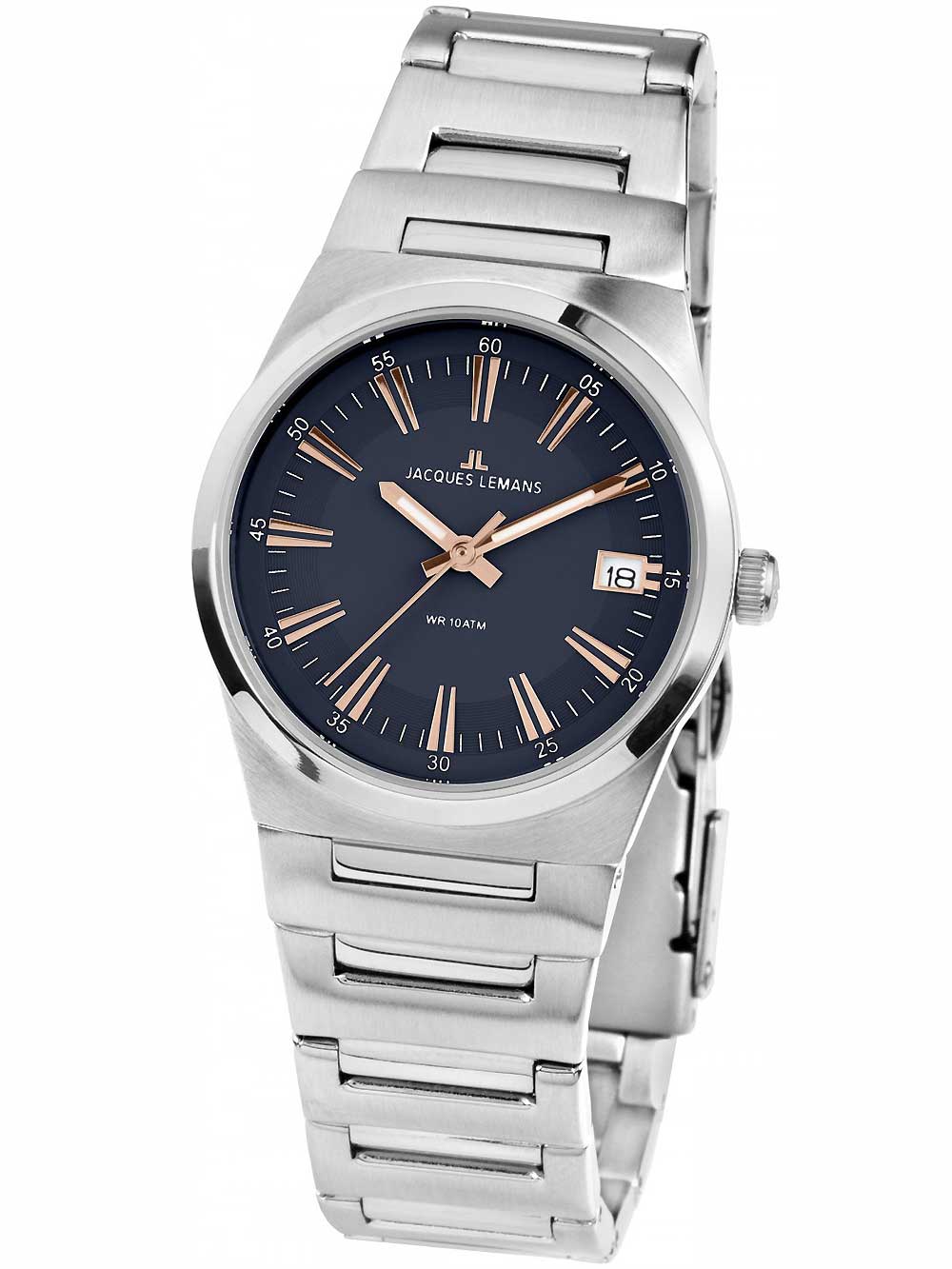 

Часы Jacques Lemans 1-1930B Manchester Damen 32mm 10ATM