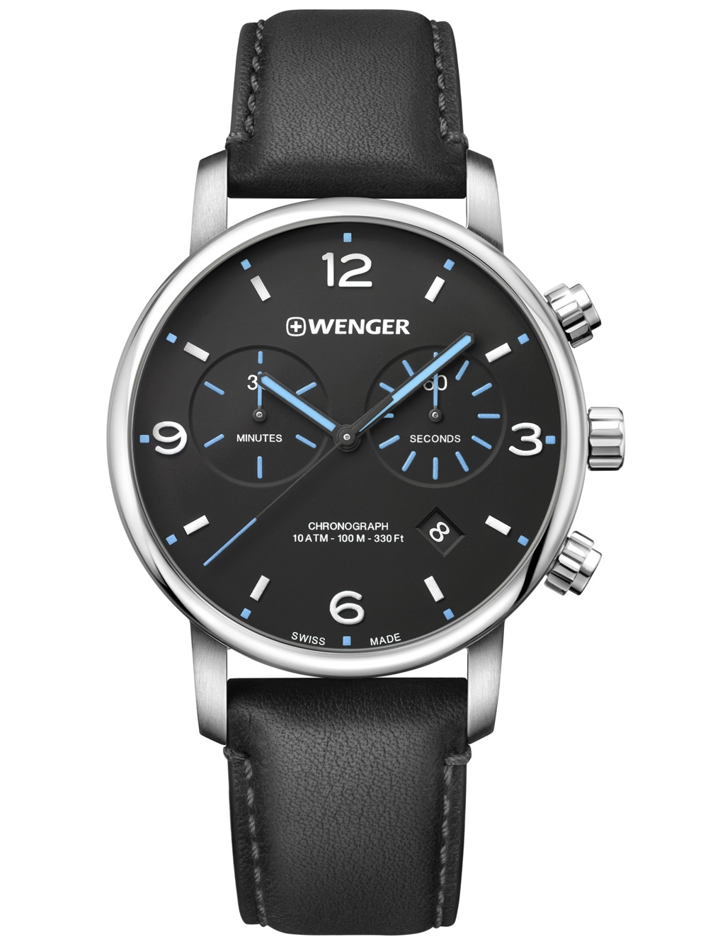 

Часы Wenger 01.1743.120 Urban Metropolitan Chronograph 44mm 10ATM
