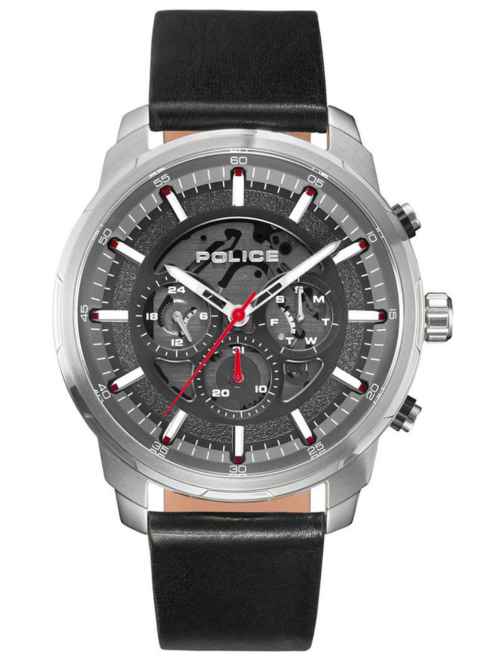 

Часы Police PL15656JS.61 Moher Herren 50mm 3ATM