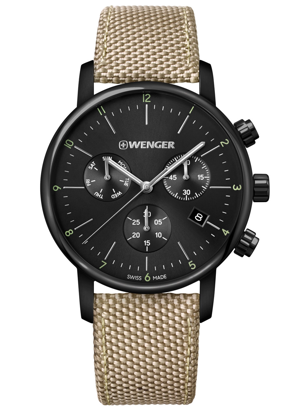 

Часы Wenger 01.1743.117 Urban Klassik Chronograph 44mm 10ATM