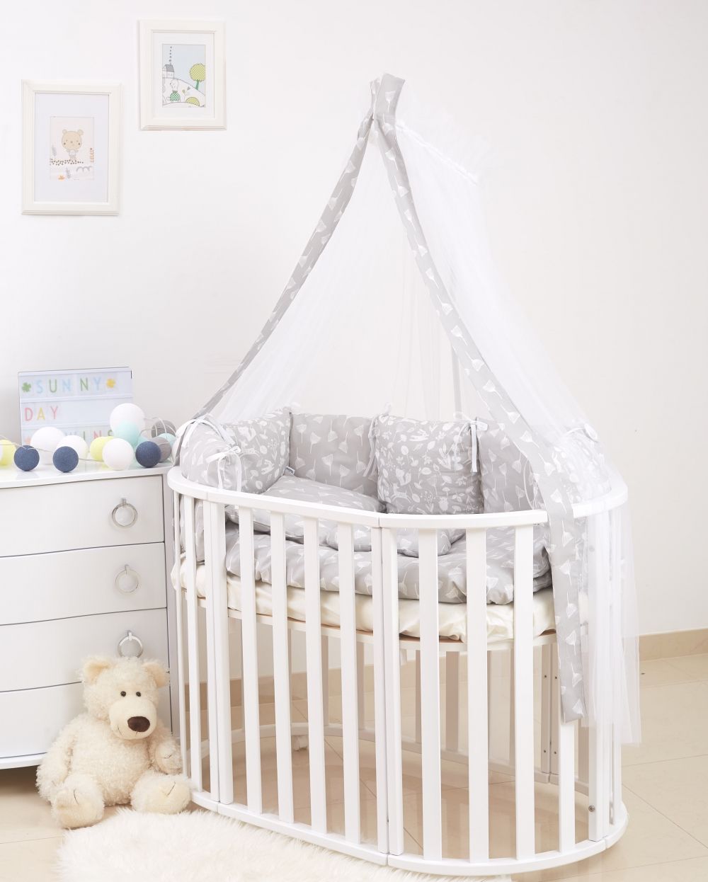 

Постель Twins Dolce D-016 Лесные жители 8 эл grey