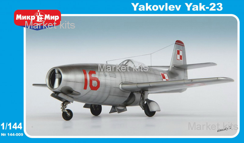 

Истребитель Як-23 1:144 Micro-Mir (MM144-009)