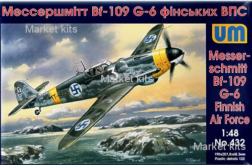 

Истребитель Messerschmitt Bf 109-G6, финских ВВС 1:48 UNIMODELS (UM432)