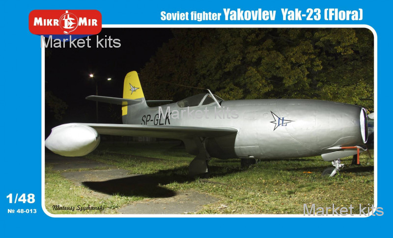

Истребитель Яковлев Як-23 (Флора) 1:48 Micro-Mir (MM48-013)
