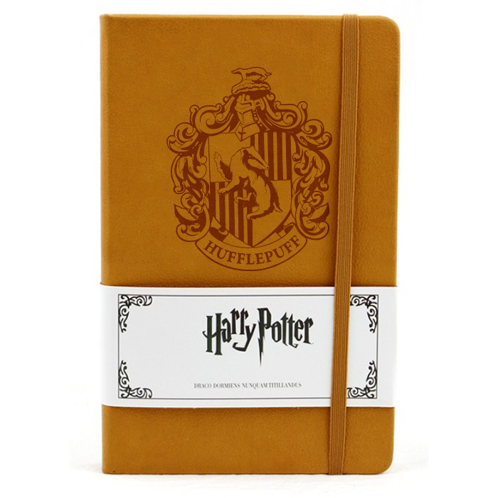 

Записная книга Гарри Поттер, факультет Пуффендуй с оттиском - Harry Potter, Hogwarts, house Hufflepuff (8383)