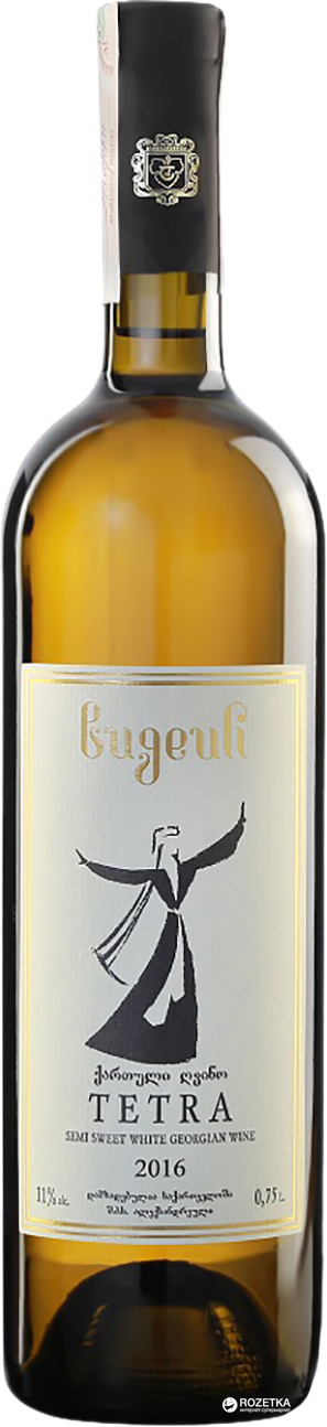 Акція на Вино Bugeuli Тетра белое полусладкое 0.75 л 11% (4860004130020) від Rozetka UA