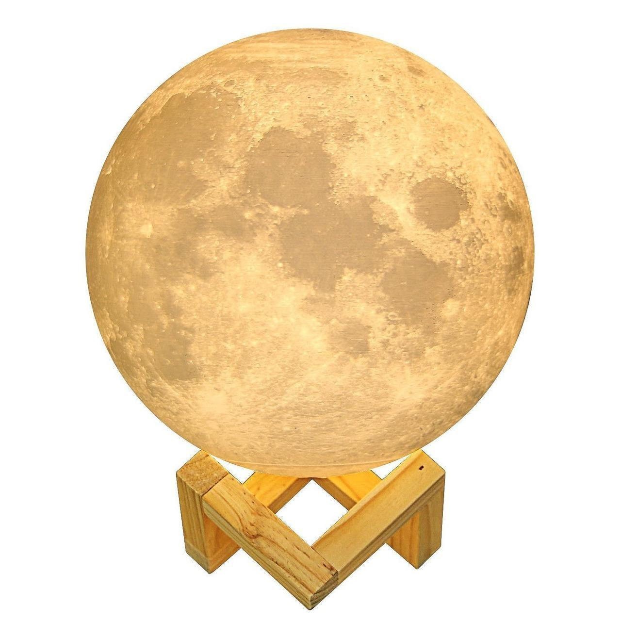 

Настольный светильник 3D Moon Lamp светящаяся сфера