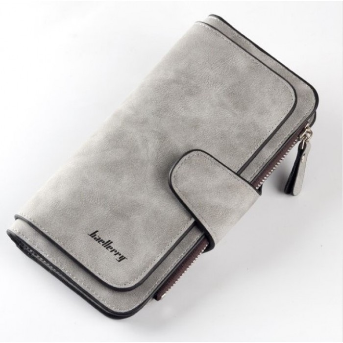 

Клатч портмоне кошелек Baellerry N2341 GREY 60pcs