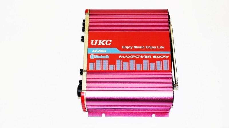 

Усилитель AMP AV 206 BT звуковой с пультом управления