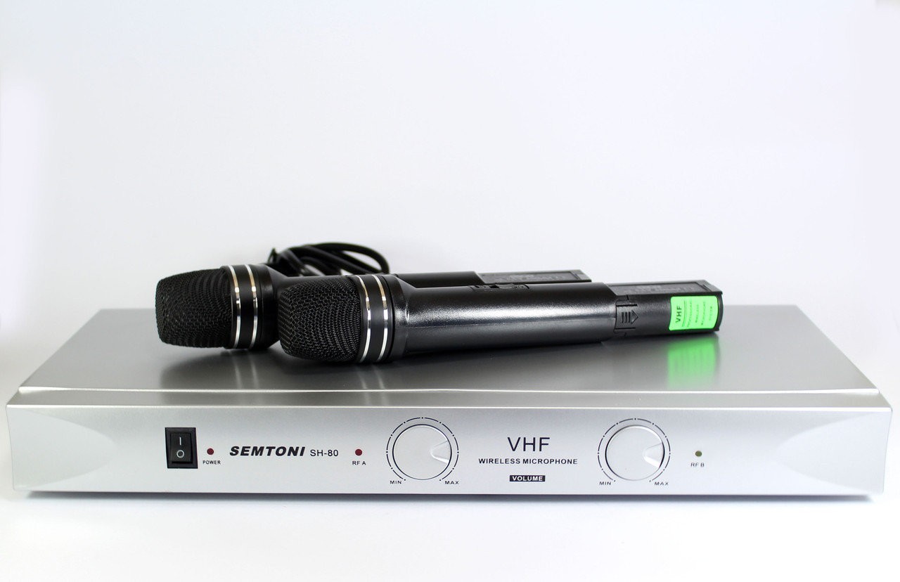 

Микрофон DM Semtoni SH 80 2 микрофона радиомикрофон радиосистема