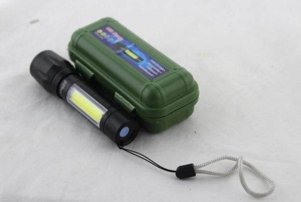 

Фонарик BL 9626 COB usb micro charge компактный ручной прочный