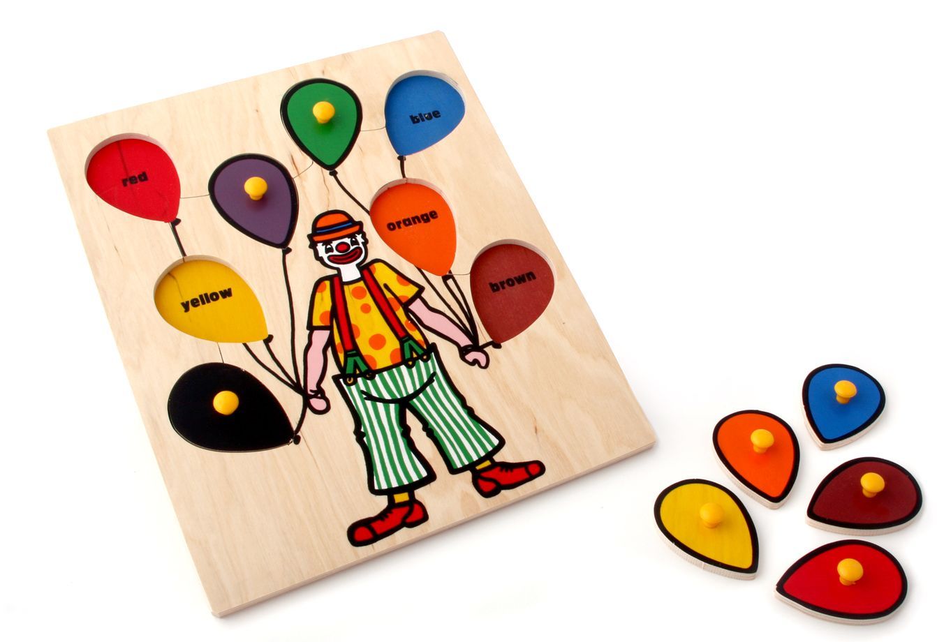 

Рамка-вкладыши Клоун 8 деталей Lam Toys 29х20х0,9 см Разноцветный 000014350