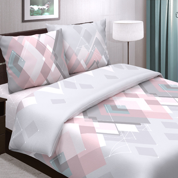 

Светящееся постельное белье Сияние CottonTwill 145х215 см Серый 000014245