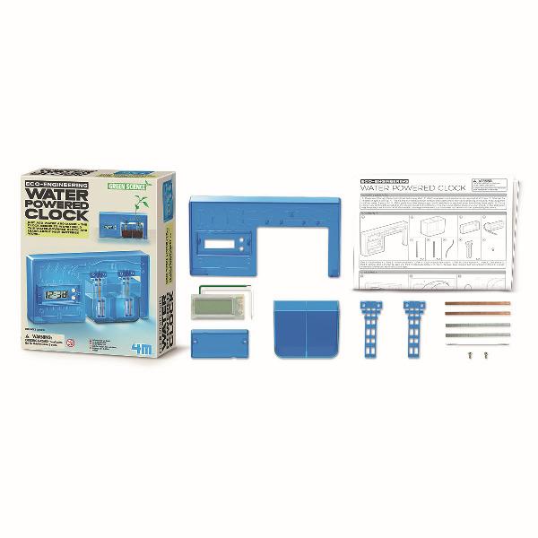 

Набор для творчества Часы на энергии воды 4M 17х22х6 см Синий 000013377