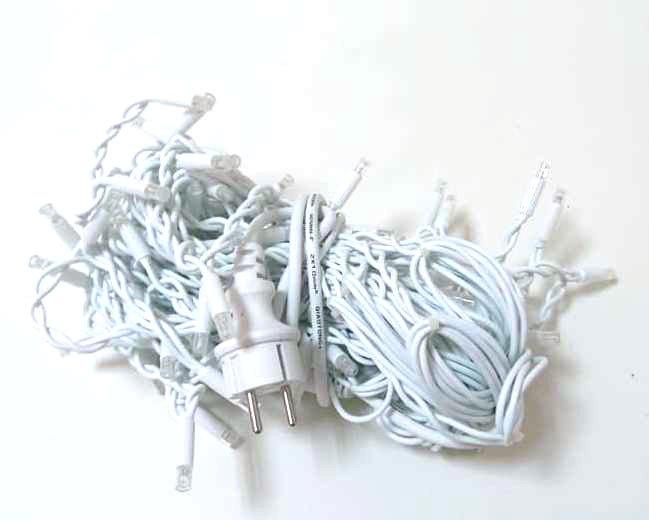 

Гирлянда новогодняя сосульки MHZ LED 120 W-2 White