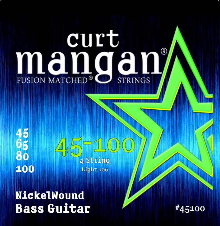 

Струны для бас-гитары Curt Mangan 45100 Light Nickel Wound (45-100)