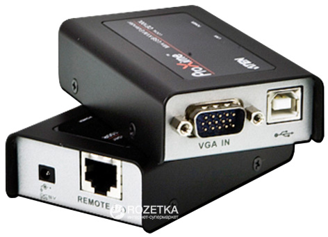 

KVM-подовжувач міні ATEN CE100 через кабель Cat 5 USB (CE100-A7-G)