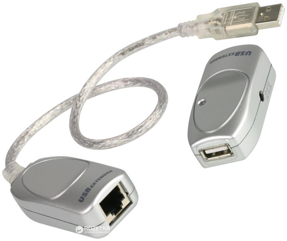 USB-удлинитель ATEN UCE60 по кабелю Cat 5 (UCE60-AT