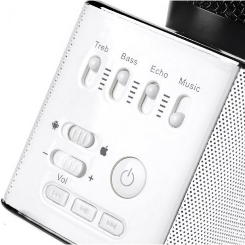 

Микрофон-колонка bluetooth Q9 портативная Karaoke