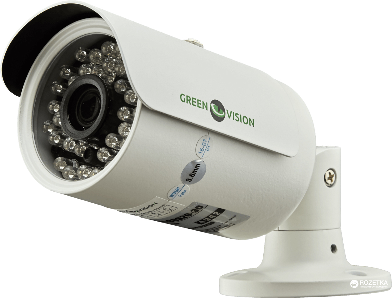 Акция на Уличная IP-камера Green Vision GV-006-IP-E-COS24V-40 POE (LP4017) от Rozetka UA