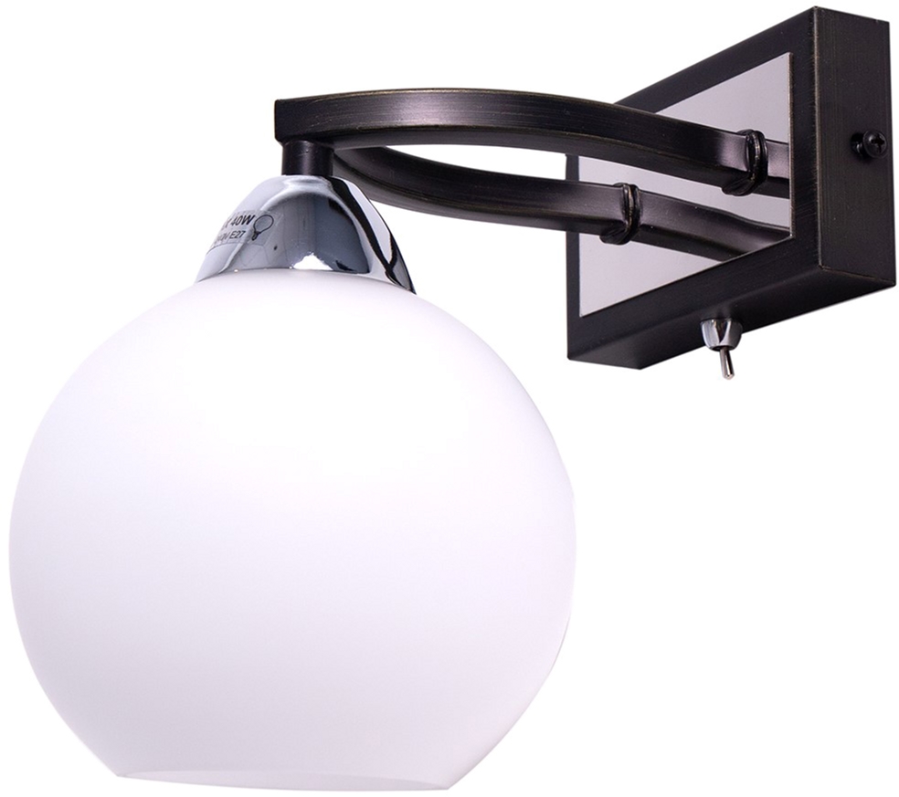 

Бра Altalusse INL-9268W-01 Chrome Dark wengue Е27 1x40 Вт
