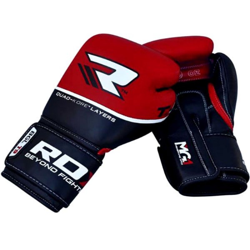 

Перчатки для бокса RDX Quad Kore Red, код: RX-10123