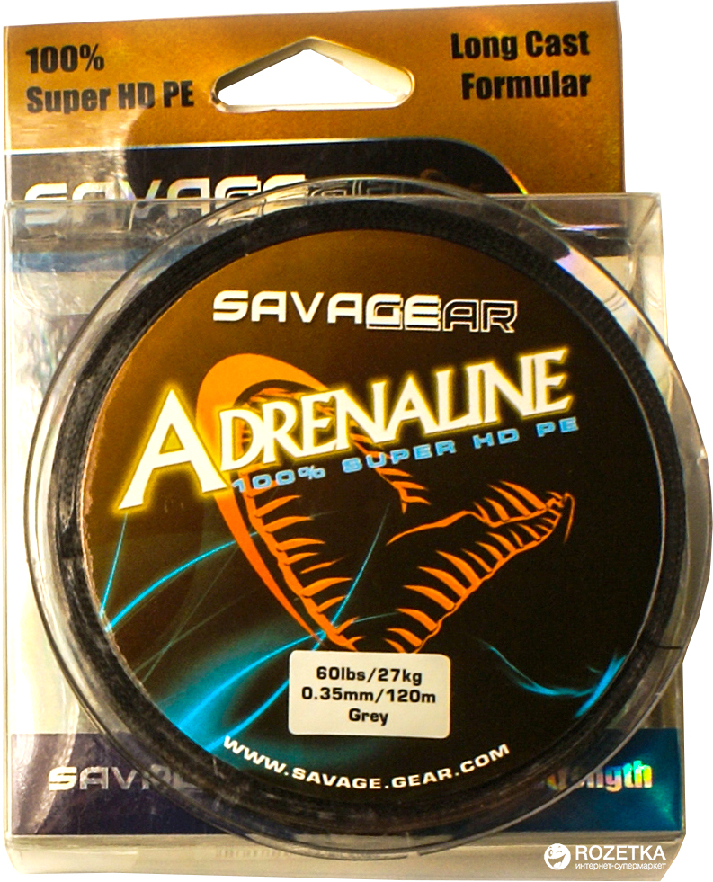 

Шнур Savage Gear SG Adrenaline HD 120 м 0.35 мм 27 кг (42817)